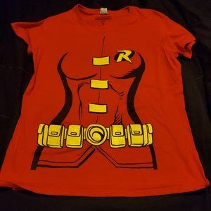 Robin with Cape Halloween Shirt